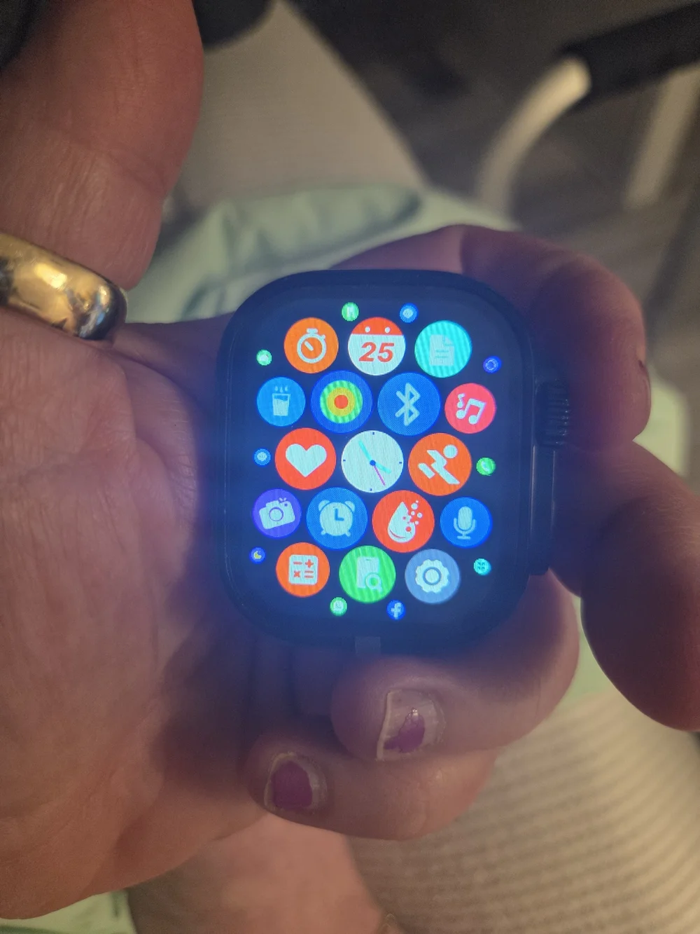 New Ultra SmartWatch With 2 Wrist Bands And Charger Very Nice Great Buy